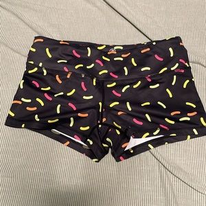 Feed me/Fight me sprinkle shorts